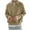 Khaki, variant on MELDVDIB Mens 1/4 Zip Sweatshirts Lapel Collar Long Sleeve Ribbed Sweaters Casual Loose Fit Pullover Tops