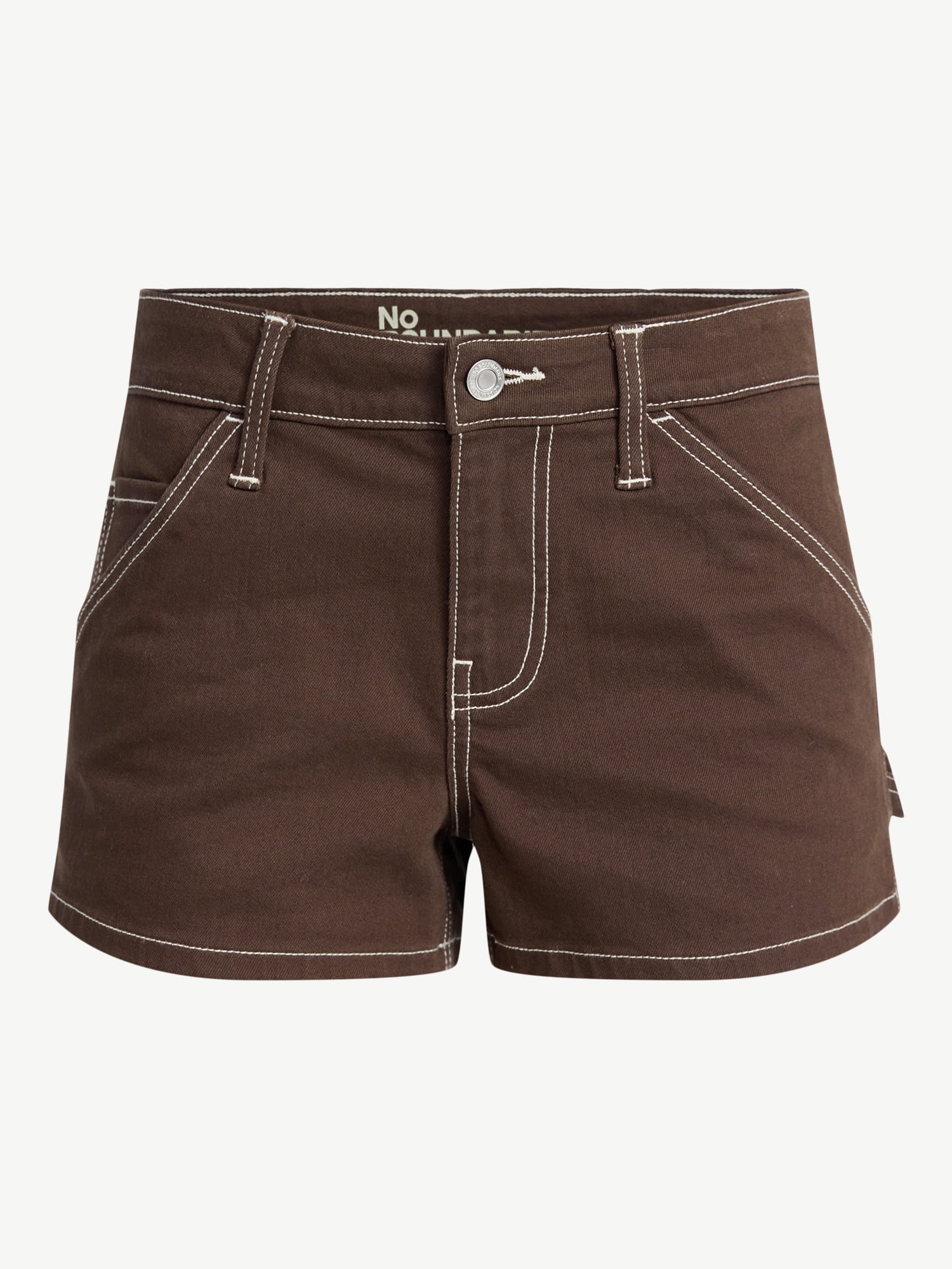 No Boundaries Carpenter Denim Shorts, 2.5'' Inseam, Women’s 00-18