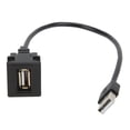 thumbnail image 4 of Cable De Salida USB, Cable De Toma USB De Entrada De 12 V-30 V Carga Segura Reemplazo De Plástico ABS Para Vios Para Cámara De Teléfono De Coche, 4 of 7