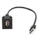 thumbnail image 4 of Cable De Salida USB, Cable De Toma USB De Entrada De 12 V-30 V Carga Segura Reemplazo De Plástico ABS Para Vios Para Cámara De Teléfono De Coche, 4 of 7