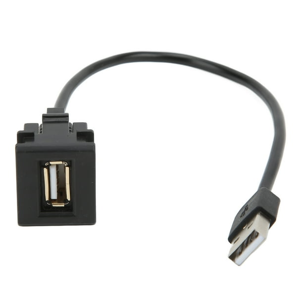 Cable adaptador de enchufe USB, cable de automóvil, toma USB, cable adaptador de enchufe USB, línea de enchufe USB Mejore su experiencia