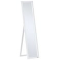 thumbnail image 2 of HOMCOM Full Length Glass Mirror, Freestanding or Wall Mounted Dress Mirror for Bedroom, Living Room, Bathroom, White, 2 of 9