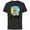 Black, variant on Disney Lilo & Stitch Surf’s Up Kauai - Short Sleeve Cotton T-Shirt for Adults - Customized-Black
