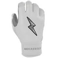thumbnail image 4 of Bruce Bolt Premium Pro Chrome Series Short Cuff Batting Gloves, 4 of 11