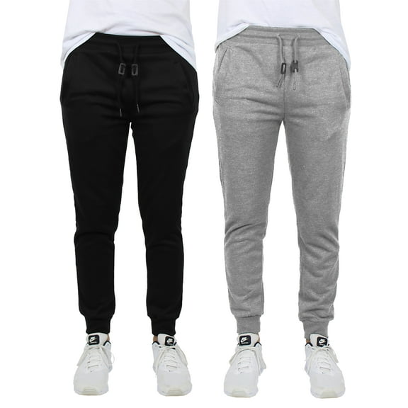 2-Pack Men's Slim-Fit French Terry Jogger Lounge Pants (Sizes, S to 2XL)