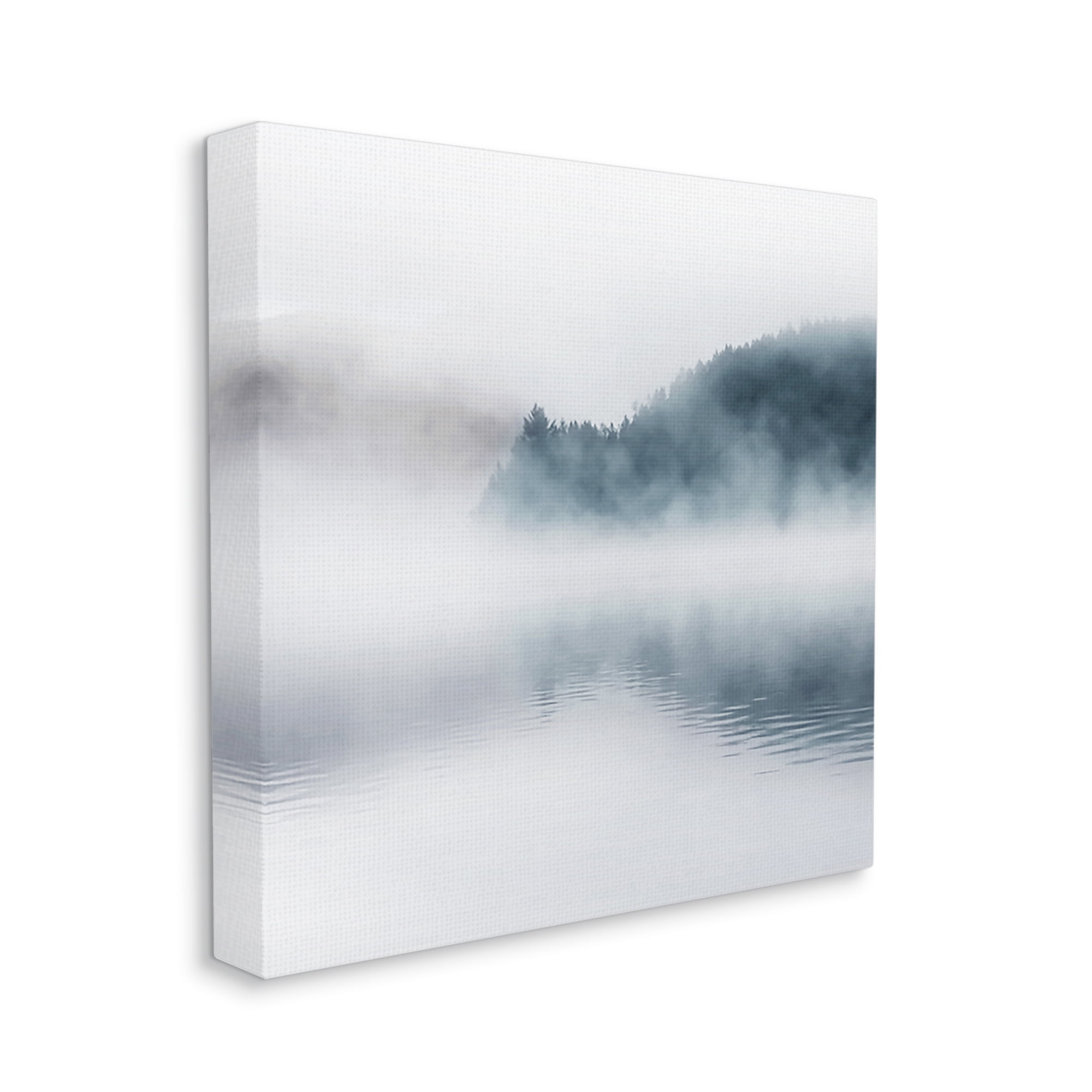 Stupell Industries Heavy Fog Lake Landscape Dense Mist Photography, 24 x 24, Design by Carol Robinson