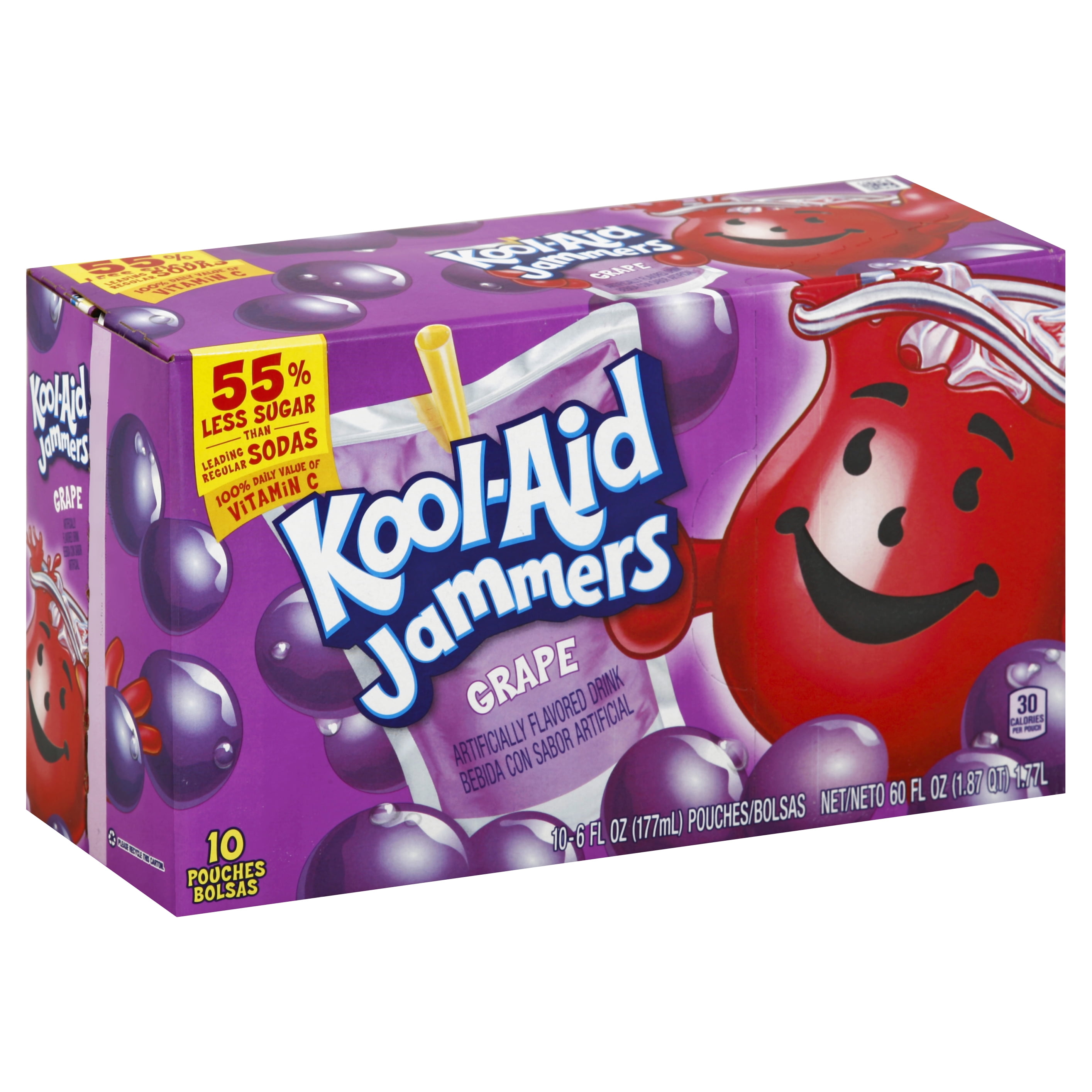 Kool-Aid Jammers 3種類×10個 30パウチバラエティパック zy-14250.jpg