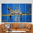thumbnail image 4 of Leopard Wall Art, Banksy Leopard Canvas Art, Street Wall Decor, Banksy Leopard Printed Canvas, Abstract Canvas, Banksy Printed, Canvas Wall Decor - Gold Framed, 4 of 9