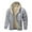 ZE Grey, variant on Men Jesus Hoodie Fleece Lined Zip Up Plus Size Christian Faith Outdoor Heavyweight Jacket With Pockets Hoodies Men Black XL