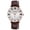 Brown, variant on CHENXI Men's Watches Luxury Male Clock Fashion Stainless Steel Waterproof Watch Ultra Thin Business Quartz Wristwatch For Men