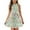 Light Green, variant on TQWQT Girls Halter Dresses Summer Sleeveless Girls Sundress Size 10-12 Kids Tie Front School Dress Cute Floral Print Tween Girls Clothes Beige 120
