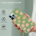 thumbnail image 2 of COMIO  Cute Green Smile Face Phone Case Compatible with iPhone 14 Pro, Happy Smile Face Cover for Men Girls Women Boys, Shockproof Protective Case for iPhone 14 Pro, 2 of 4
