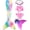Colorful, variant on Mermaid Tail for Swimming with Monofin Mermaid Tail Swimsuit Bathing suit Costume for Girls