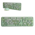 thumbnail image 3 of Wireless Keyboard and Mouse Set, 2.4Ghz 104 Key Desktop Cute Computer Keyboard Mouse Combos, 3 of 7