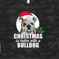 thumbnail image 4 of Inktastic Christmas is better with a Bulldog Women's T-Shirt, 4 of 5