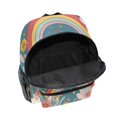 thumbnail image 6 of FORMRS School Backpack with Front Zippered Pocket 12" Student Travel Daypack, Blue Rainbow, 6 of 6