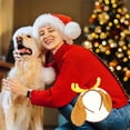 thumbnail image 5 of Dog Antler Headband Christmas Dogs for Medium Large Dogs, Dog Ears Ajustable Elastic Band Dogs for Christmas Party Decor,C, 5 of 6