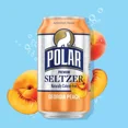 thumbnail image 3 of Polar Seltzer Georgia Peach, 12 fl oz Cans, 24 Pack, 3 of 5