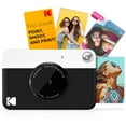 thumbnail image 4 of Kodak Printomatic Instant Print Camera Starter Bundle with Pink Soft Case & 20-Pack Zink Photo Paper - Black, 4 of 6