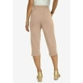 thumbnail image 2 of Jessica London Women's Plus Size Soft Ease Capri, 2 of 4