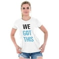 thumbnail image 4 of We Got This Religious Jesus Christ Womens Slim Fit Graphic Tee Brisco Brands S, 4 of 5