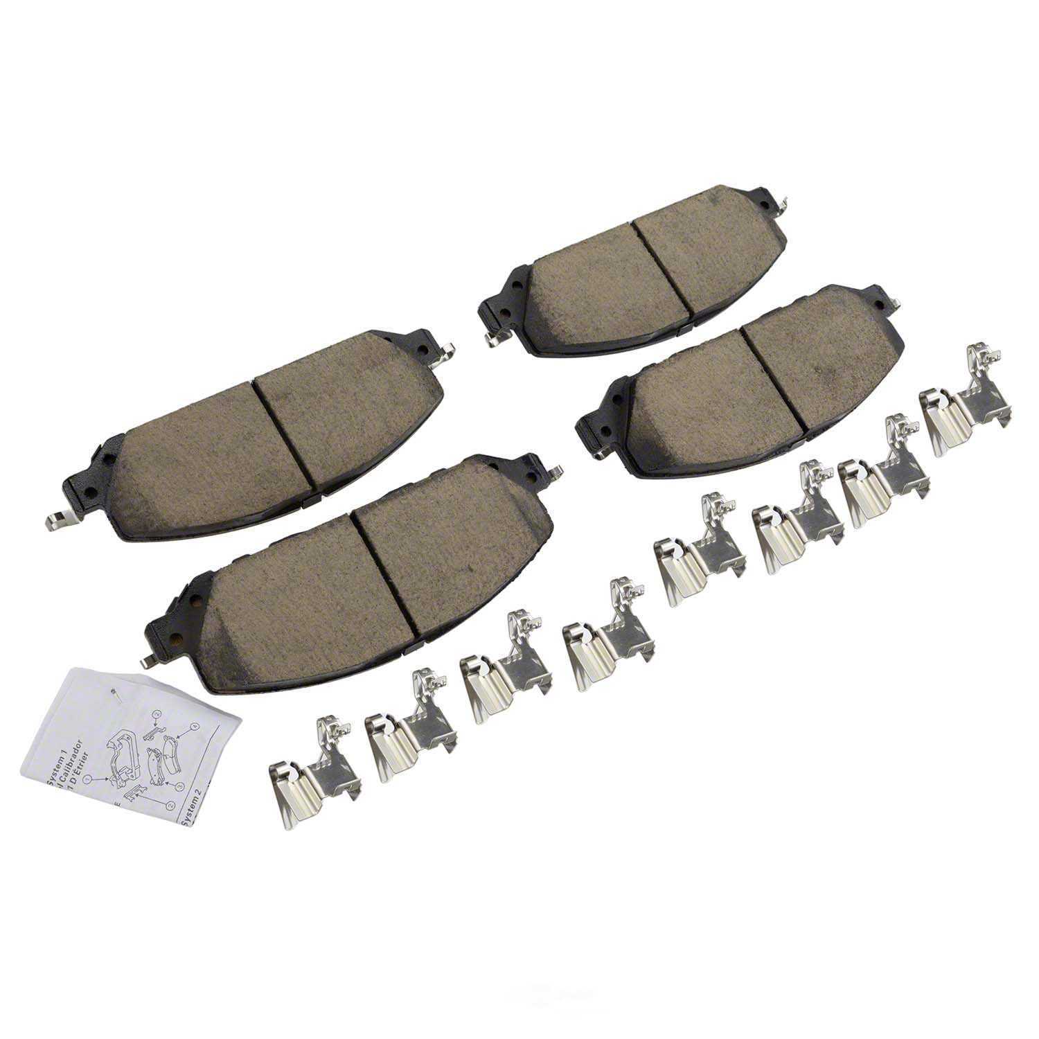 Motorcraft BR-2229 Pads - Standard Premium - Integrally Molded Organic