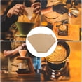 thumbnail image 3 of 600Pcs Coffee Filter Natural Unbleached Coffee Filters Cone Paper Disposable Coffee Filters for pour Over and Drip,600 x coffee filter paper, 3 of 6