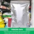 thumbnail image 4 of 10 pcs 2 Quart Mylar Bags for Food Storage, 8"x12" 10 Mil Stand-Up Zipper Pouches Resealable and Heat Sealable for Long Term Food Storage(8"x12", Extra Thick), 4 of 6