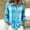 Blue plaid button up shirt for women a4, variant on BRELIL Women's Fall Winter Plaid Long Sleeve Button Up Shirt Casual Collared Tops Loose Fit Outdoor Vacation Outfit, Pink 2XL