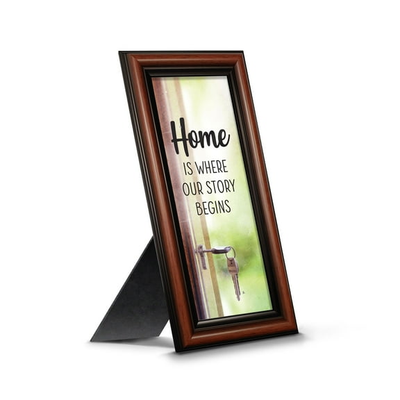 Home is Where Your Story Begins, House Warming Gift for New Home Owners, Decorative Family Picture Frame, 7438W
