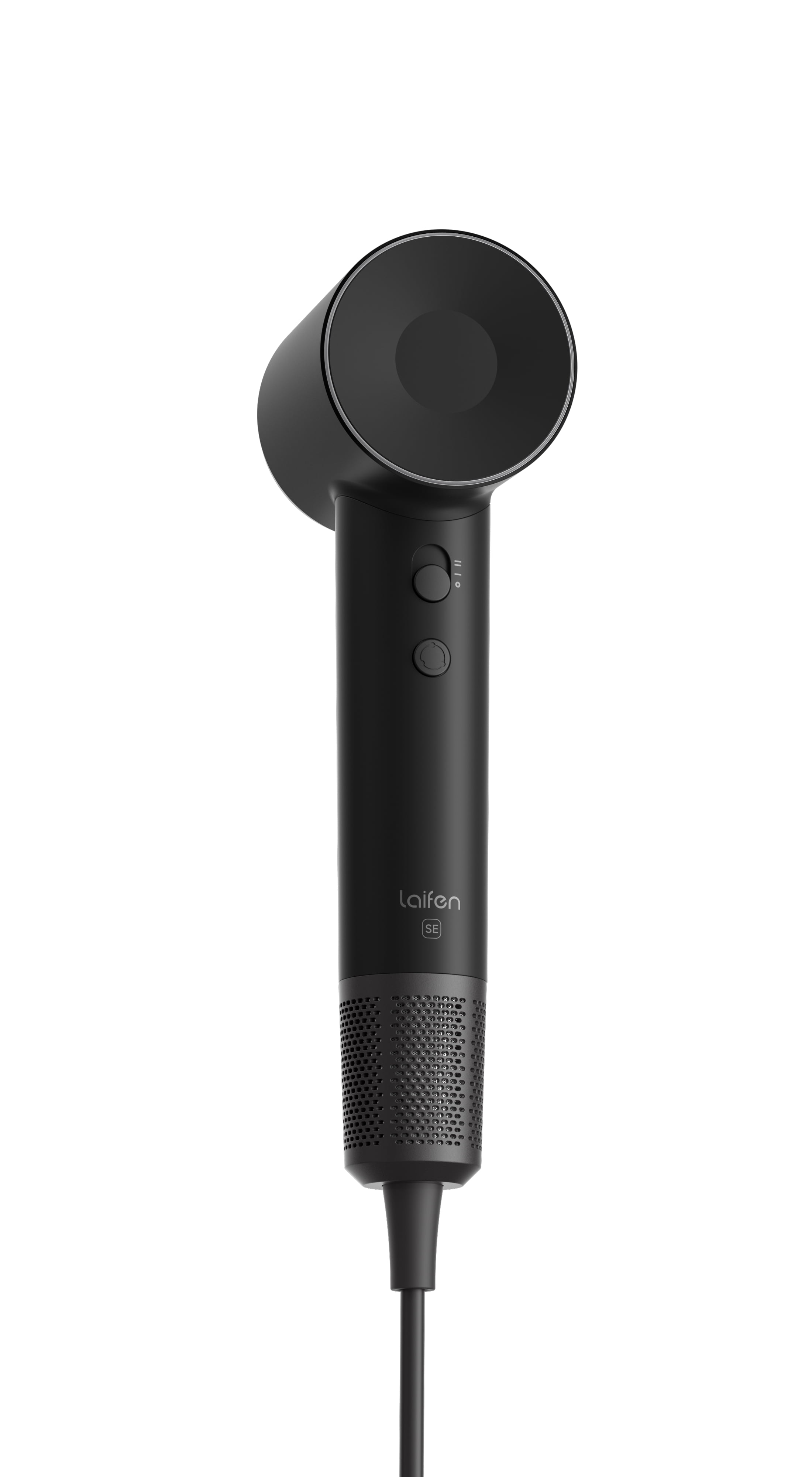 Laifen SE Hair Dryer, 105,000 RPM Ionic Blow Dryer with 3 Magnetic Attachments - Black