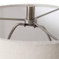 thumbnail image 6 of Maklaine Metal & Fabric Buffet Lamp with Round Shade in Antique Brass and Beige, 6 of 9