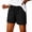 Black, variant on Jean Shorts High Waisted Women'S Drawstring Shorts Casual Denim Shorts Modest Jean Shorts For Women Shorts With Pockets Elastic Waist Denim Shorts Women Elastic Waist Shorts Women