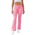 thumbnail image 3 of Wide Leg Sweatpants for Women Fold Over Low Rise Yoga Lounge Pants Low Rise Sweatpants, 3 of 9