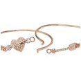 thumbnail image 2 of Pulsera GUESS Tension Duo para mujer en oro rosa, 2 of 3