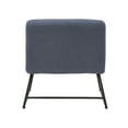 thumbnail image 5 of Porthos Home Sela Accent Chair, Mohair Fabric Upholstery, Steel Sled Legs, 5 of 6