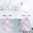 thumbnail image 7 of 1 Pcs Hanging Towels, Dish Towels Colorful Nebula Absorbent Hand Towels with Hanging Loop Washcloth for Bathroom Kitchen, 7 of 7