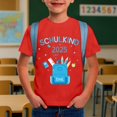 thumbnail image 2 of WMQPNNS Boys Summer Tops Fashion Short Sleeve Tops Kids Casual Tops Size 12-14 Crew Neck Cotton Tee Shirt Printed Basic Tops Shirts Cartton Printed Tops(Size 8-9 Years, Red-A), 2 of 4