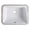 5502 Undercounter Basin 515*385*200mm, variant on Undermount Bathroom Sink, Ceramic Lavatory Vanity Vessel Sink with Overflow, Rectangle, 20.28 * 15.16 * 7.87 inch Undercounter Basin, White (Small)
