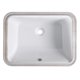 thumbnail image 1 of Lavabos de baño de cerámica bajo encimera con rebosadero, lavabo rectangular para tocador, lavabo para instalación debajo de encimera, 1 of 7