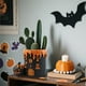 thumbnail image 4 of Maceta Decorativa de Resina con Forma de Halloween | Esqueleto de Calabaza | 20 X 15,5 Cm | Naranja | 1 Unidad | 0,82 Kg, 4 of 6