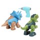 thumbnail image 4 of Juego de juguetes para ensamblar dinosaurios, 2 juegos Juego de construcción de dinosaurios para ensamblar dinosaurios Juguete de dinosaurio compacto y liviano, 4 of 9