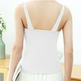 thumbnail image 5 of White Womens Tops Womens Soft Tank Top Vest with In Bra Sleeveless Comfy Stretch Yoga Gym Tops Workout Tank Tops Shirts for Women, 5 of 5