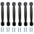 thumbnail image 1 of 6 Pcs Poignées d'Armoire Noir Mat Poignées de Tiroir d'Armoire Poignées d'Armoire, 1 of 8
