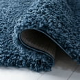 thumbnail image 6 of SAFAVIEH August Sophia Solid Plush Shag Area Rug, Navy, 2' x 8', 6 of 8