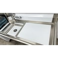 thumbnail image 4 of NSF 60''x30''x45'' Bar Sink, Free Standing Soiled Dish Table, Right Table Bar Sink with Faucet, 4 of 11