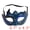 Blue, variant on Unique Bargains Venetian Masquerade Mask for Halloween Costume Party Gold 6.7" x 4.3"