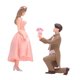 thumbnail image 3 of Figuras en Miniatura de Pareja para Propuesta de Matrimonio a Escala 1/64, Diorama de Boda, Decoración de Mesa de Arena, Minifiguras de Resina para Re, 3 of 9