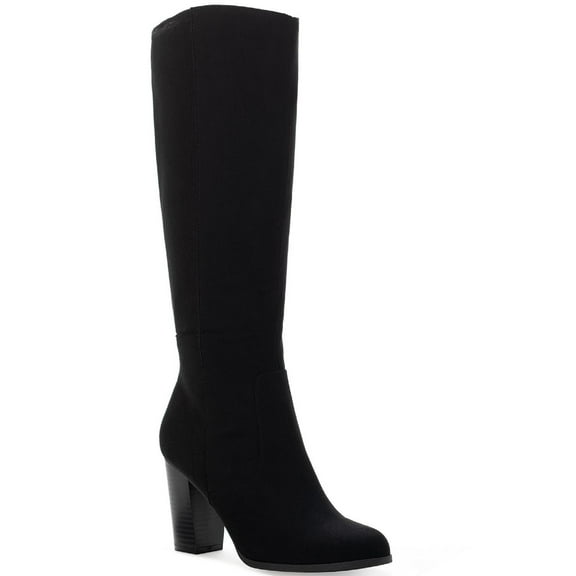 Style & Co. Womens Addyy Microsuede Pull On Knee-High Boots