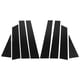 thumbnail image 5 of 8 piezas de moldura de puerta de pilar B, cubierta protectora de poste de ventana negro brillante para X-Trail T32 2014 a 2018, 5 of 5
